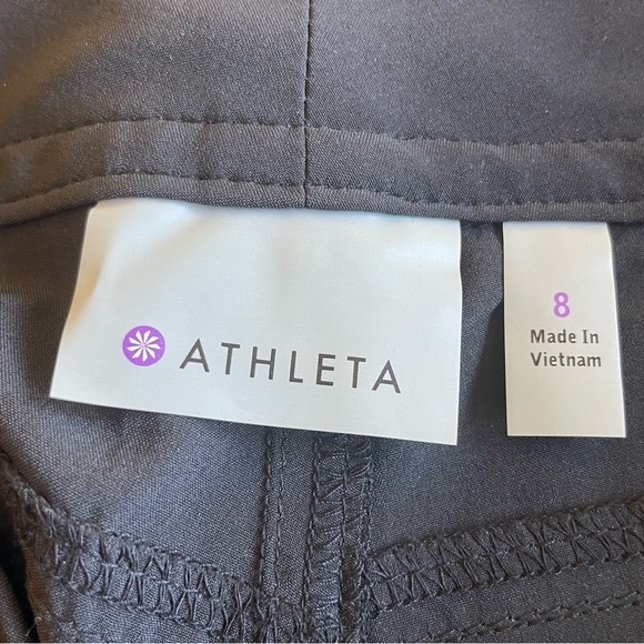 Athleta Dipper Crop pants Black sz 8 - Picture 9 of 16
